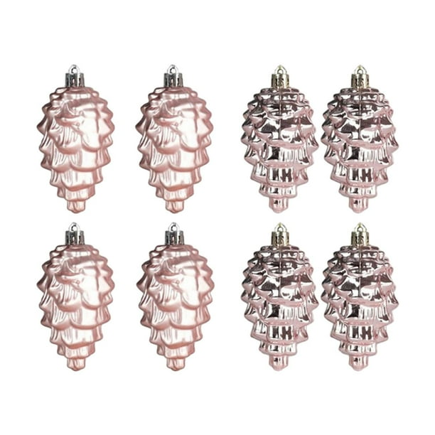 Decoraciones Del Árbol de Navidad 9cm Decoración Del Árbol de Navidad / 8 Piezas Colgante Del Árbol de Navidad Colgante en Forma de Plástico Bola de Navidad Ornamentos Del Árbol de Navidad