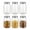 6 PACK, Silver, variant on 32 Oz Plastic Mason StorJars With Lids 12 Pack Clear 32oz Leak-proof Quart Containers For Kitchen And Homee (black)