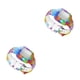 thumbnail image 4 of Seitruly Correa de reloj Suavidad multicolor Regalo dulce exquisito Pieza reemplazada Reemplazo Instalación práctica Correa de silicona Pintado 2Conjunto, 4 of 6