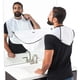 thumbnail image 3 of Jumpingount Delantal de afeitar Barba Babero Cara Cabello afeitado Adulto Limpieza Peluquería Regalos Paño limpio Catcher Presente Hogar Negro Type3 NO3, 3 of 6