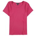 thumbnail image 1 of Karen Scott Womens Solid Basic T-Shirt, Pink, Plus Size, 3X, 1 of 1
