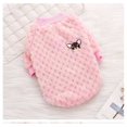 thumbnail image 3 of Suéter para perro, paquete de suéteres para perros o gatos pequeños y medianos, ropa cálida de franela suave para mascotas, para perros, niñas o niños, camisa para perro chamarra, chamarra (L, rosa), 3 of 5