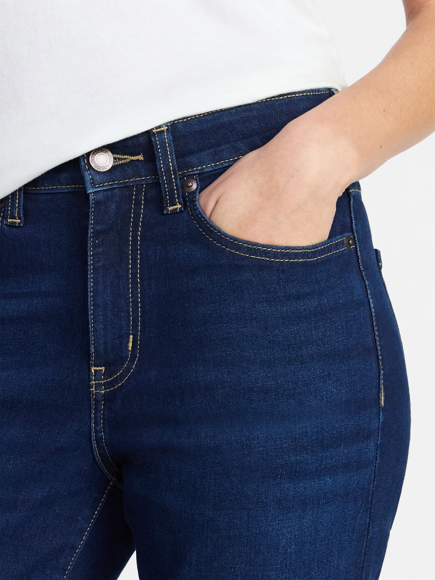 Time and Tru Women's Mid Rise Bootcut Jean, Sizes 0-22
