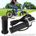 thumbnail image 2 of LCD Electric Quantity Display Switch EBike Speed Governing Throttle Grip for Electric Bicycle LCD Screen Waterproof Ergonomic Design (48V), 2 of 9