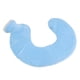 thumbnail image 5 of Bolsa de agua caliente en forma de U, de goma suave, con cuello cálido y funda de tela desmontable, color azul claro, 5 of 13