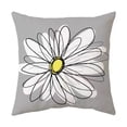 thumbnail image 7 of Home Decor Throw Pillow Cover, Light Linen Cushion Pillow Case, for Home Office Sofa Couch Decor, 17.7 x 17.7 Inch, 7 of 7