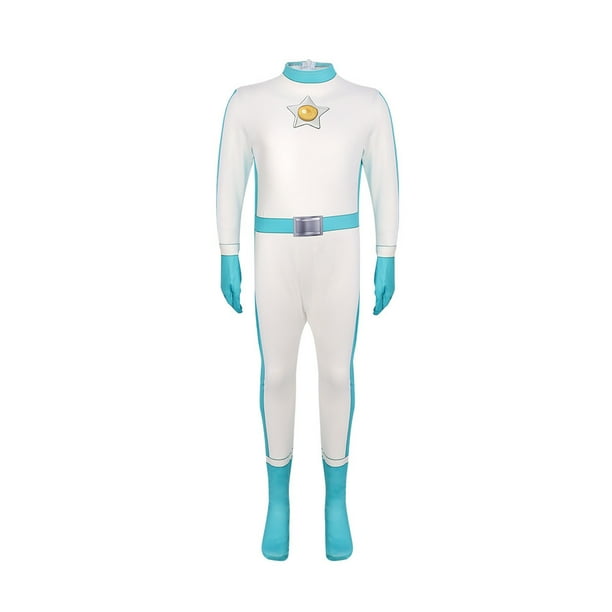 Body de princesa Peach rosa de anime para adultos y niños, disfraz de Cosplay de Mari Becky, para fiesta de Halloween, película, color azul y amarillo