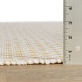 thumbnail image 6 of Trellis Gold Handwoven Indoor/Outdoor Rug, 2'6" x 8' Runner, 6 of 6