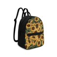 thumbnail image 2 of Eheartsgir Sunflower Lightweight Daypack Backpack Water-Resistant Small Backpack for Work Gym, Polyester Zipper Closure Mini Backpack, 2 of 7