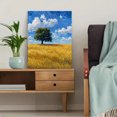 thumbnail image 5 of Qisvanset 12x16 Inch Black and White Cat with Wine & Cheese Canvas Print Wall Art, 5 of 5