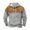 Orange, variant on DeHolifer Mens Sweatshirts Plus Size Retro Print Drawstring Long Sleeve Hoodies Pullover Sweatshirts with Pocket Blue 2XL