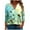 Multicolor Plus Size Blouse for Women_b, variant on CYMMPU Fall Trendy Shirts 3/4 Sleeve V Neck Blouses for Women Dressy Casual Loose Fit Bee Pattern Spring Tops T-Shirts Business Elegant Work Tops T-Shirts Multicolor XXL