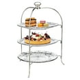 thumbnail image 3 of Dublin Crystal 3 Tiered Round Serving Stand, 3 of 3