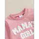 thumbnail image 5 of Conjunto de sudadera y pantalones de cuello redondo de manga larga para niña recién nacida, ropa de otoño para mamá, 5 of 8