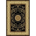thumbnail image 1 of Radici 1419-1323-BLACK Noble Rectangular Black Traditional Italy Area Rug, 7 ft. 9 in. W x 11 ft. 6 in. H, 1 of 1