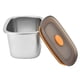 thumbnail image 3 of Lonchera de acero inoxidable 304 PP de silicona de grado alimenticio, contenedor de alimentos portátil, caja de almacenamiento para picnic, camping, al aire libre, 450 ml, 3 of 10