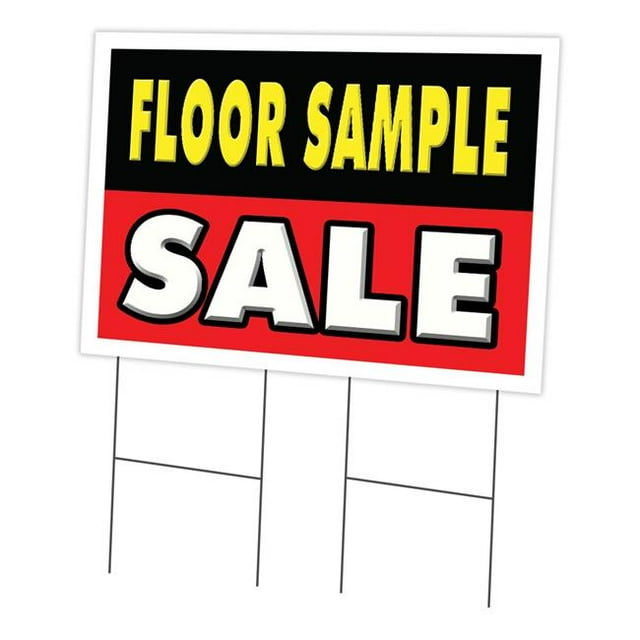 SignMission C-2436 Floor Sample Sale 24 x 36 in. Floor Sample Sale Yard Sign & Stake