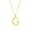 Gold Plated, variant on Gold Plated Crescent Moon & North Star Necklace in Sterling Silver - Simulated Diamond CZ Necklace for Women - Fine Jewelry for Her