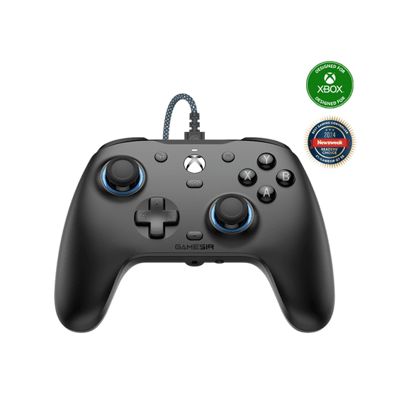 GameSir G7 SE Wired Controller for Xbox Series X|S, Xbox One & Windows 10/11, Plug and Play Gaming Gamepad with Hall Effect Joysticks/Hall Trigger, 3.5mm Audio Jack(Black)