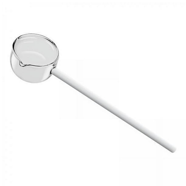 Cuchara de vidrio premium Strade Fareast Limited con mango extendido para cocinar y servir 2 piezas