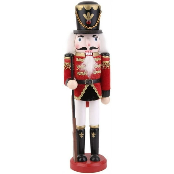 Wooden Nutcracker Soldier with Stand Creative Home Furnishing New Strange Crafts Decoration Featured gifts