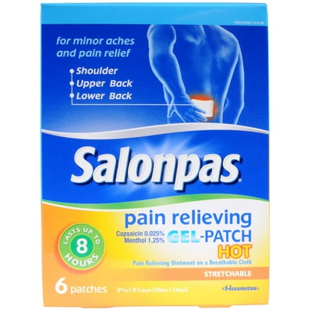 salonpas gel 6 pack salonpas pain relieving gel patch hot 6ct salonpas gel 6 pack salonpas pain relieving gel patch hot 6ct