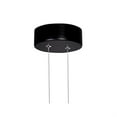 thumbnail image 2 of CWI Lighting Pulley 1 Light Integrated LED Metal Mini Pendant in Black, 2 of 3