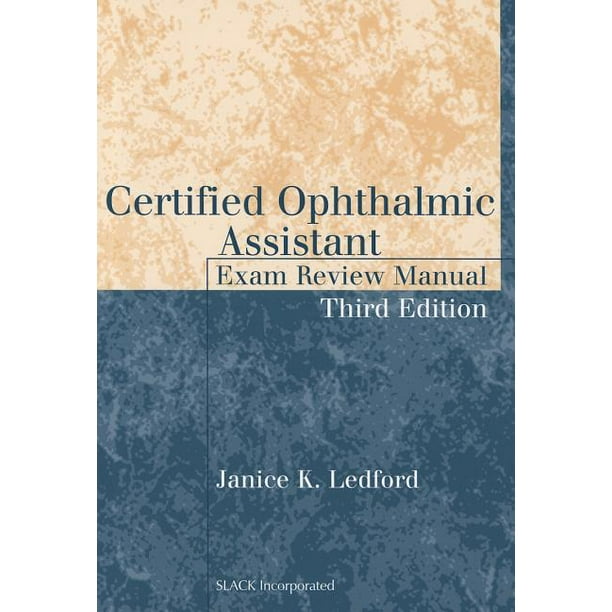 Certified ophthalmic technician study guide material description