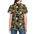 thumbnail image 5 of Honeii Watercolor Tropical Flowers Print Youth Short Sleeve T-Shirt,Boys Athletic Shirt,Quick Dry Short Sleeve Performance Moisture Wicking T Shirt, 5 of 6