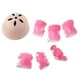 thumbnail image 5 of Casco para niños, coderas, muñequeras, rodilleras para monopatín, casco ajustable ligero para patinar en bicicleta de carretera al aire libre rosa, 5 of 8