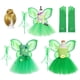 thumbnail image 2 of Disfraz de campanilla para niños, vestido degradado verde, mangas voladoras, tul, cuero cabelludo, bola de marihuana, cuero cabelludo verde, lentejuelas, ropa de princesa, año nuevo zhangyuxiang unisex, 2 of 2