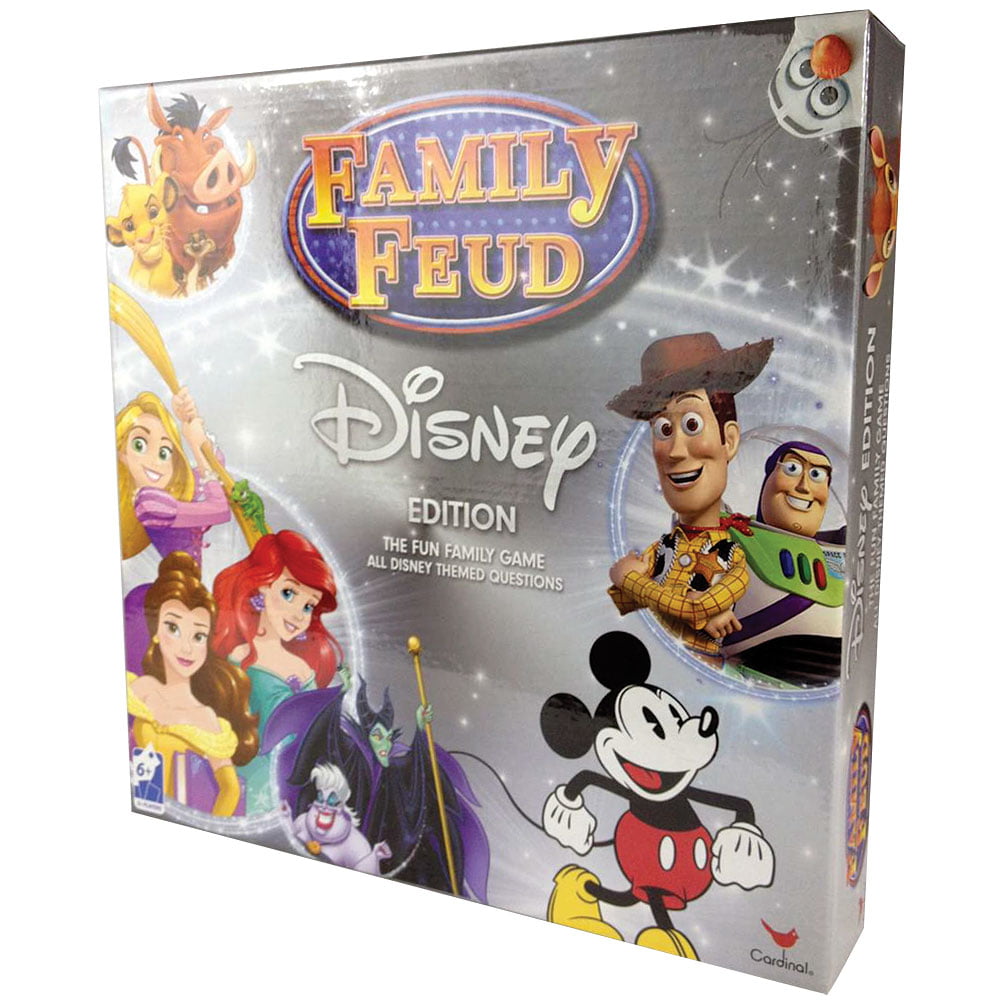Survey Says Fun 3 Plus Players Ages 8+ Cardinal Industries Disney Edition Family Feud Game