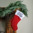 thumbnail image 3 of 19" Red Embroidered Angel Pet "Good Doggie" Christmas Stocking with White Cuff, 3 of 4