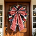 thumbnail image 4 of Oversized Fabric Bow Hanging Ornaments in Patriotic Hues, Eye-Catching Party Decor Pendants for 4Th Of July, Indoor Entryways, Venue Setup and Independence Day Festive Scene Arrangement,, 4 of 6