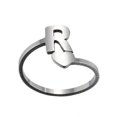 thumbnail image 3 of Fashion 26 English Letter Opening Rings Stainless Steel Girls Love Retro Jewelry, 3 of 9