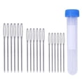 thumbnail image 1 of GUOOL 2x18 Pieces Large-eye Blunt Stitching Needles Cross Stitch Needles with Case , as described, 4 Pcs, 1 of 9