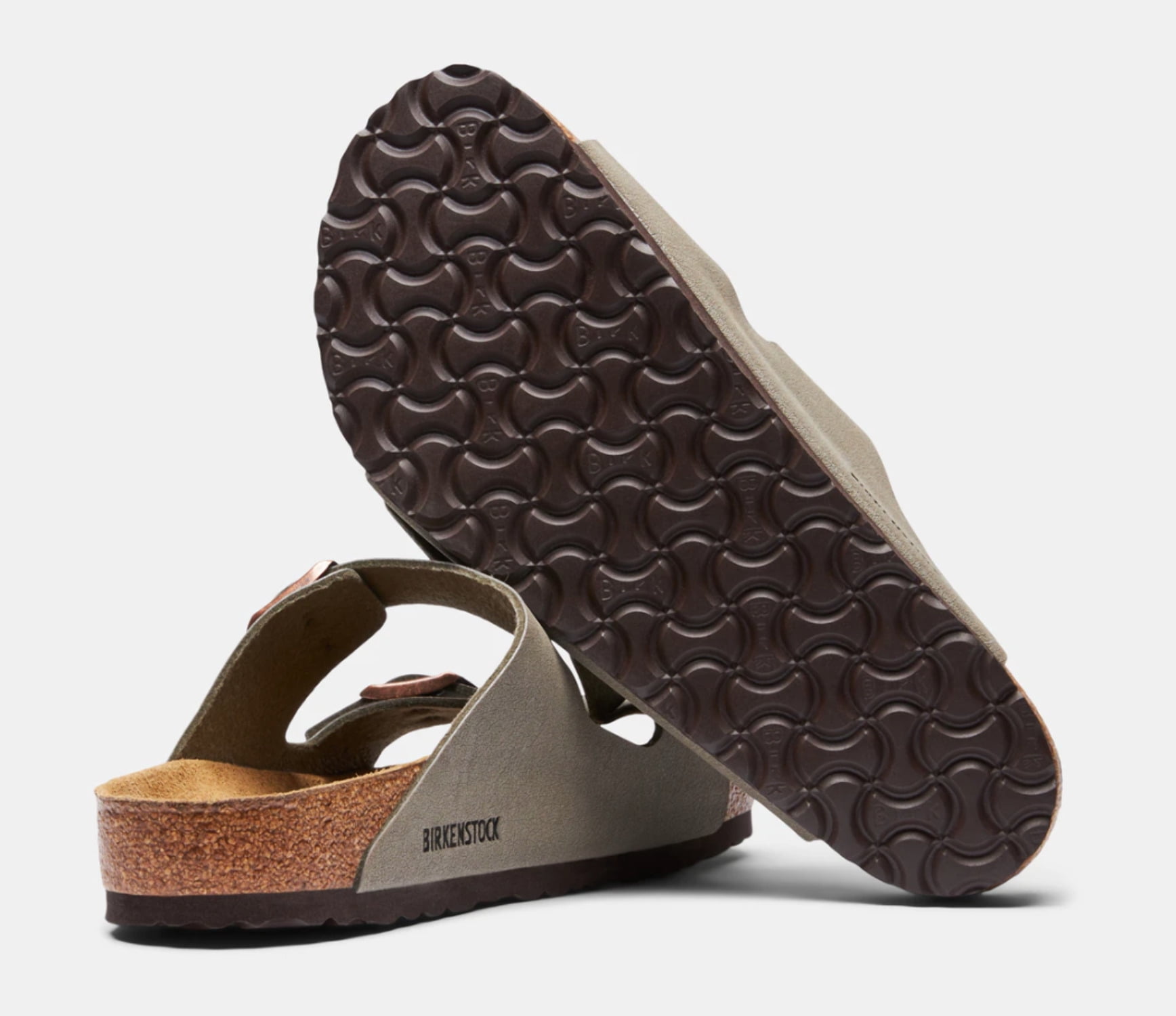 Birkenstock Women's Stone Arizona Birkibuc 45 B(M) EU