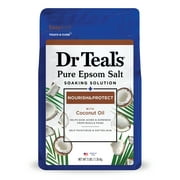 Dr Teals Nourish & Protect with Coconut Oil Pure Epsom Salt Soaking Solution 3lbs