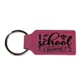 thumbnail image 3 of Keychain - Rectangle - School Nurse - Leather, 3 of 4