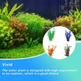 thumbnail image 2 of Methold ABS Fishtank Planta de agua artificial Vivid Realista Simulación Paisajismo Plantas Hierbas Ornamento Accesorios decoración del acuario Verde púrpura, 2 of 6