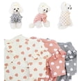 thumbnail image 6 of SPRING PARK Autumn Small Dog Shirts Cotton Pet T Shirt Cute Print Puppy Vest Clothes Undershirt for Pet, 6 of 7