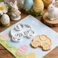 thumbnail image 1 of HaoXun Easter Kitchen Shape Cutting Molds Embossing Tools - Plastic Baking Cookie Press Stamps with Various Designs for Easter Holiday Baking Decorations, 1 of 6
