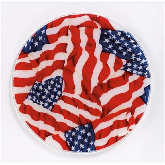 American Flag Round Silicone Mat Jar Opener - Pack of 3 trivets