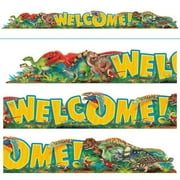 Trend Enterprises T-25081BN 3 Each 10 ft. Welcome Discovering Dinosaur Quotable Expressions Banner