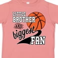 thumbnail image 4 of Inktastic Little Brother and Biggest Fan Basketball Player Boys Toddler T-Shirt, 4 of 5