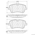 thumbnail image 3 of Centric Parts 300.08720 Semi Metallic Brake Pad with Shim, 3 of 3