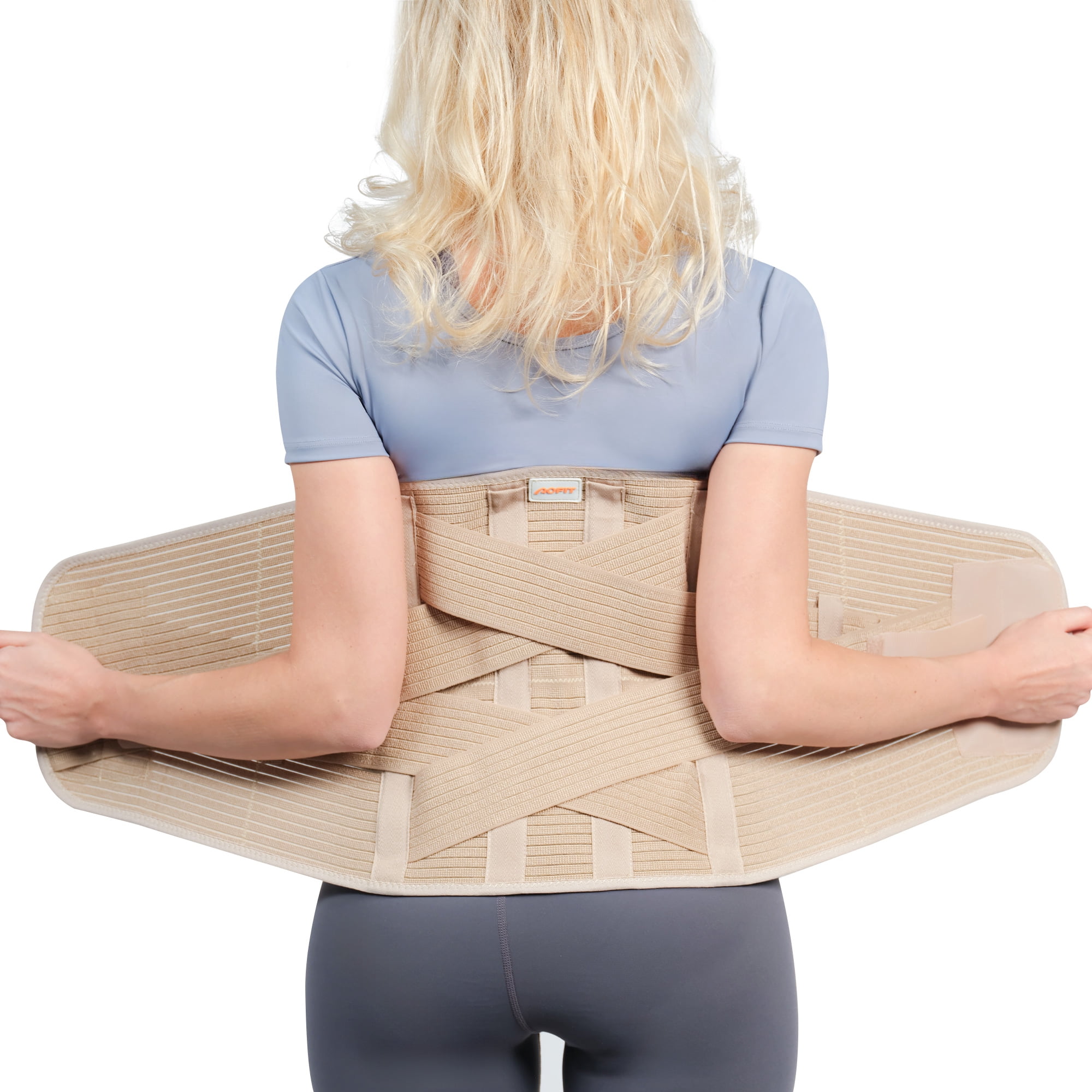 GKTG Back Brace for Men Lower Back Pain Breathable Back Support Belt for Women Work, Lightweight Lumbar Support