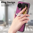 thumbnail image 4 of for Oppo Find N3 Flip Case with Ring, Slim PU Leather Protective Cover Phone Case Oppo Find N3 Flip ZH Purple, 4 of 9