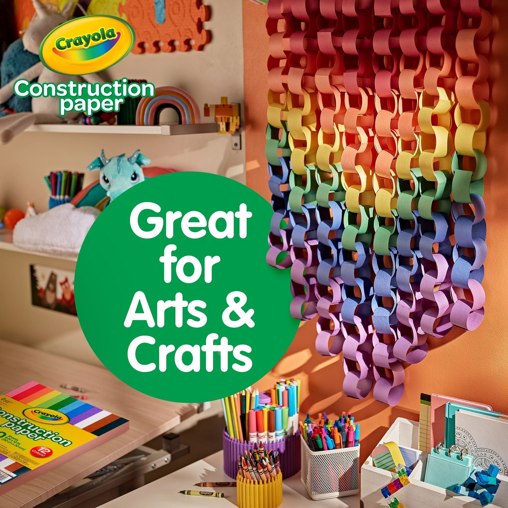 Crayola Construction Paper Pack, 9 x 12 - 240 sheets