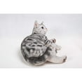 thumbnail image 3 of Hi-Line Gifts 17.5" American Short Hair Cat Lying Down Outdoor Garden Statue, 3 of 6